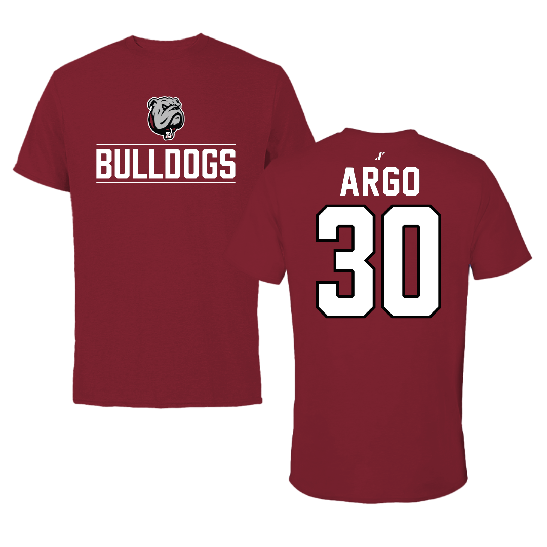 Dean College Lacrosse Cardinal General Tee - #30 Howard Argo