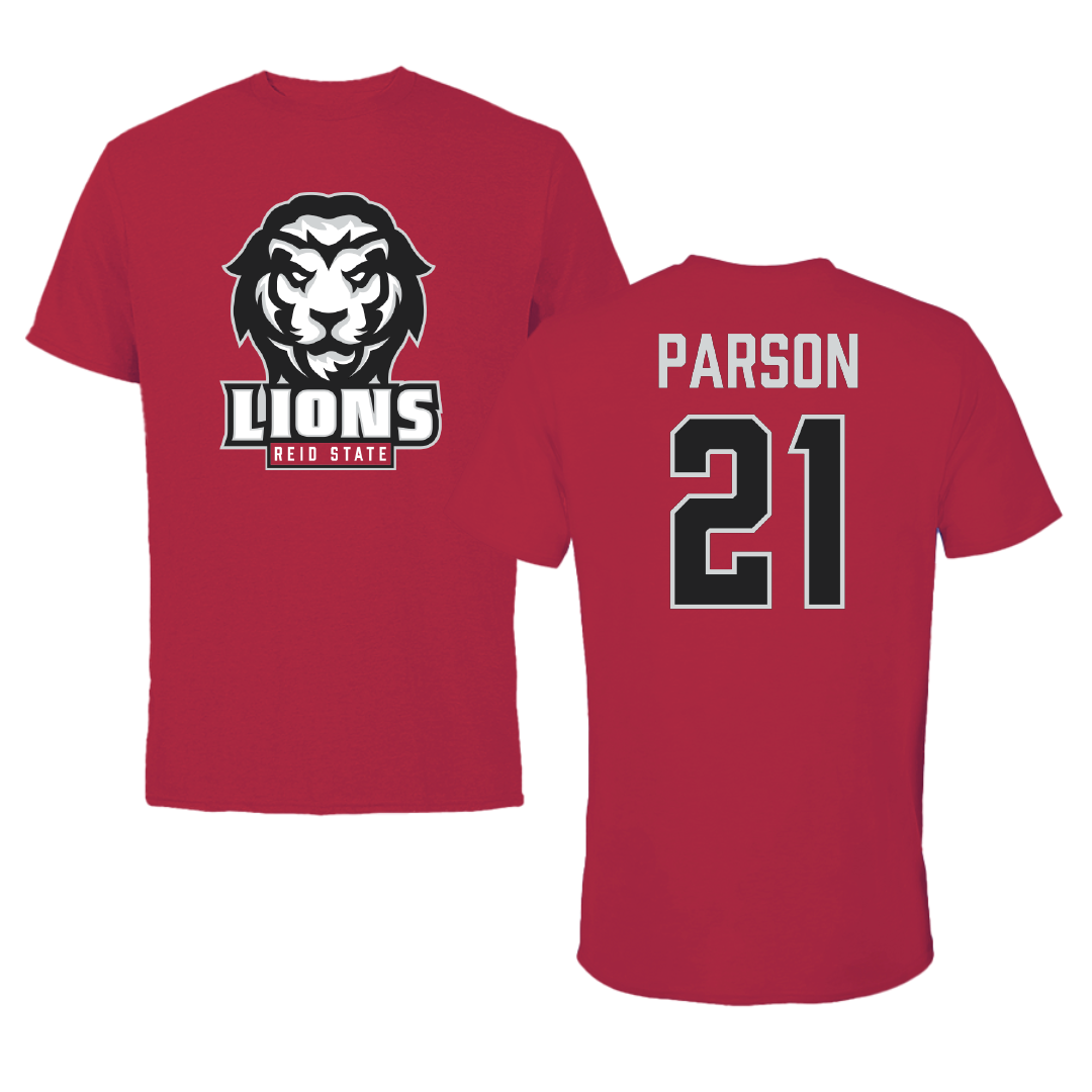 Reid State Community College Baseball Crimson Tee - #21 Hudson Parson