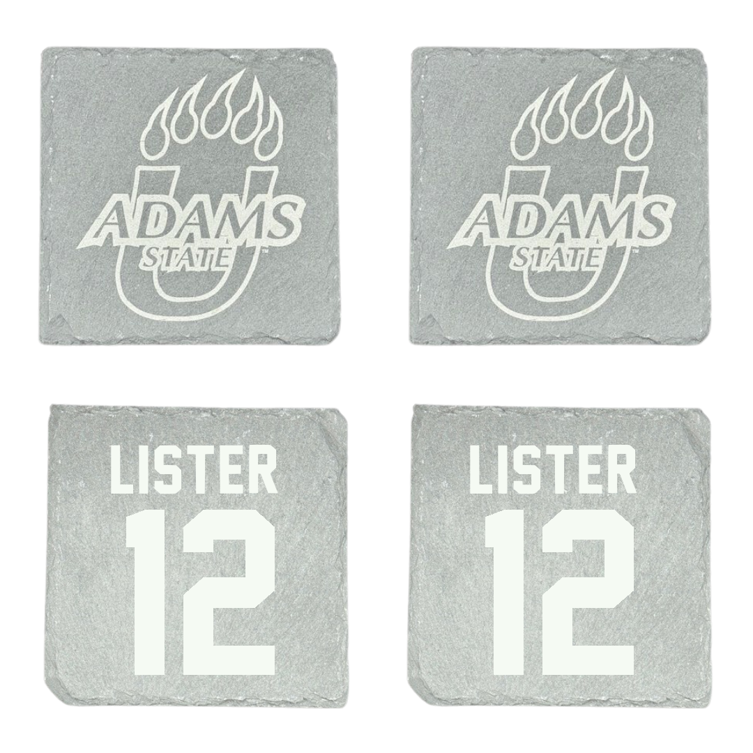 Adams State University Soccer Stone Coaster (4 Pack)  - #12 Aja Lister