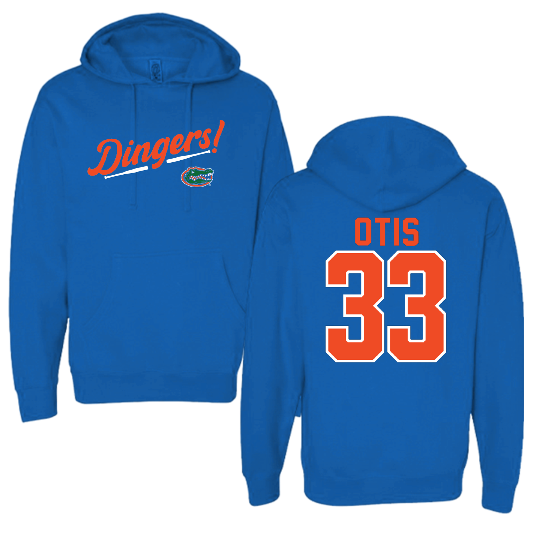 University of Florida Softball Blue Dingers Hoodie - #33 Korbe Otis