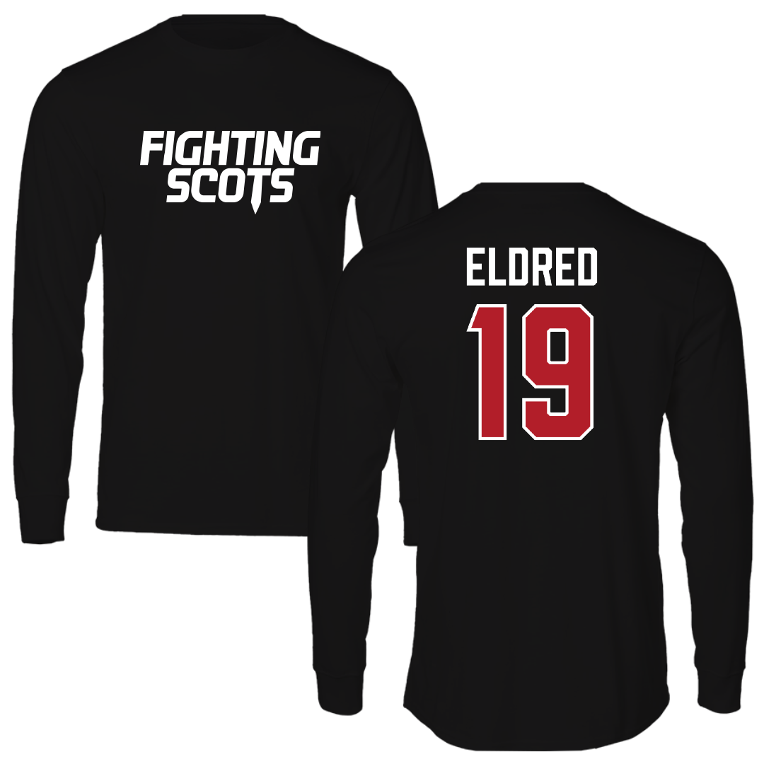 PennWest Edinboro Volleyball Black Performance Long Sleeve - #19 Brooke Eldred