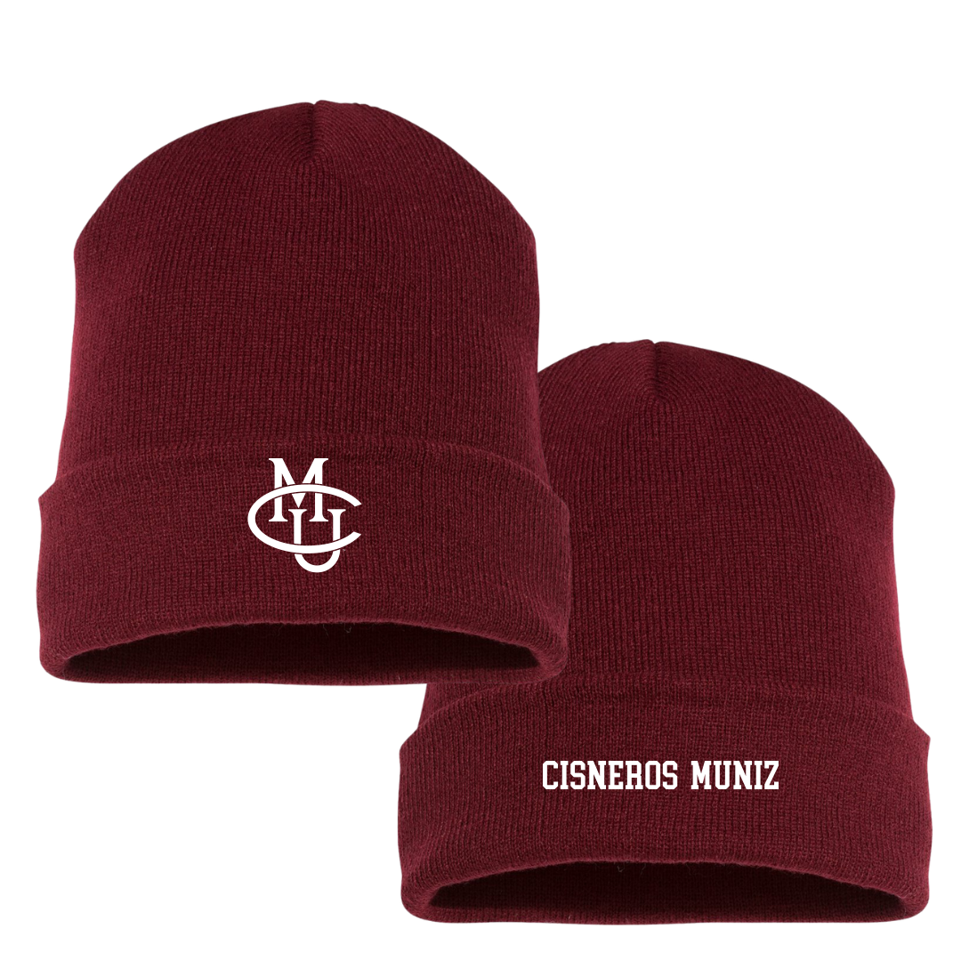 Colorado Mesa University Cheer Maroon Beanie - Jizelle Cisneros-Muniz
