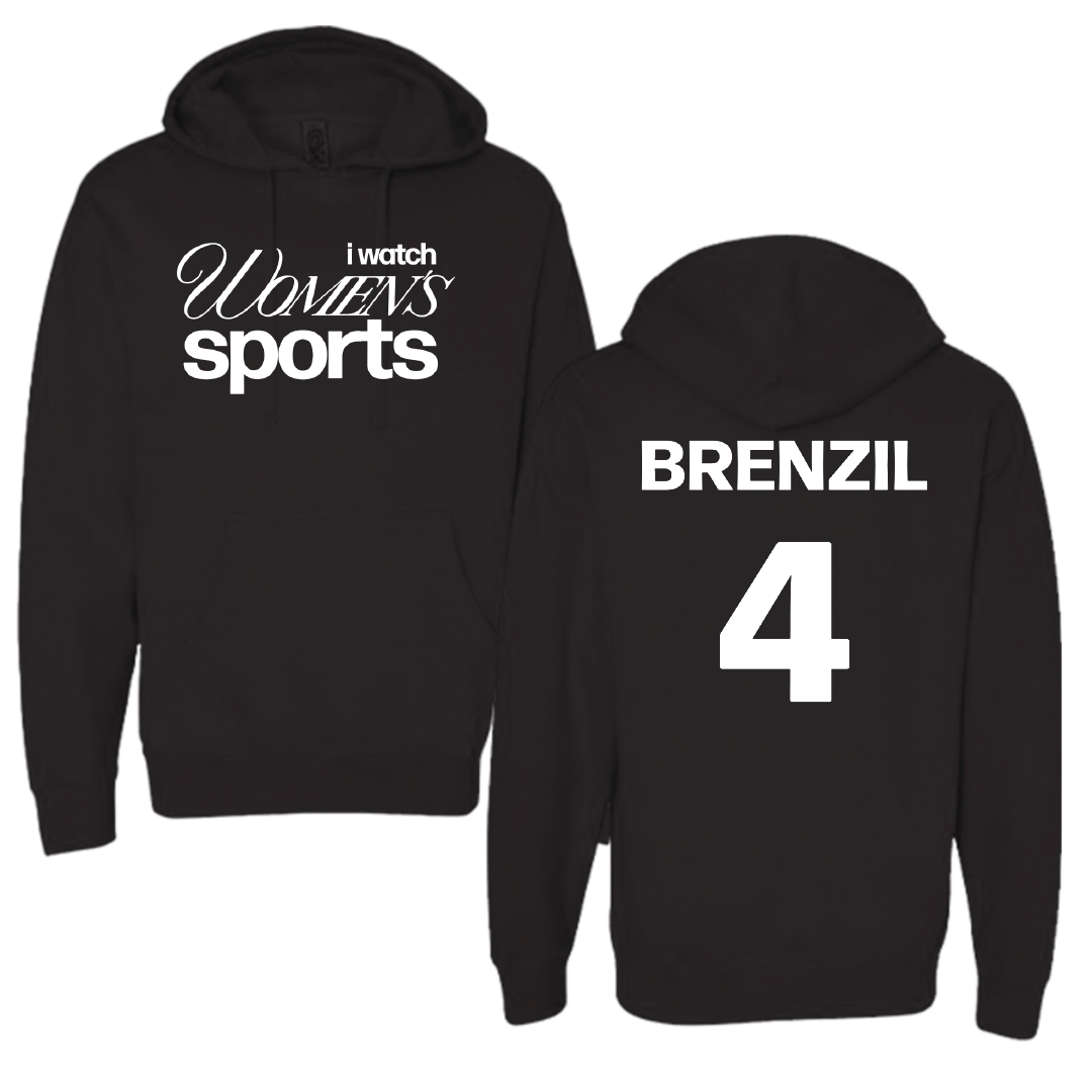 Barry University Basketball (W) Black WHM Hoodie - #4 Izzy Brenzil