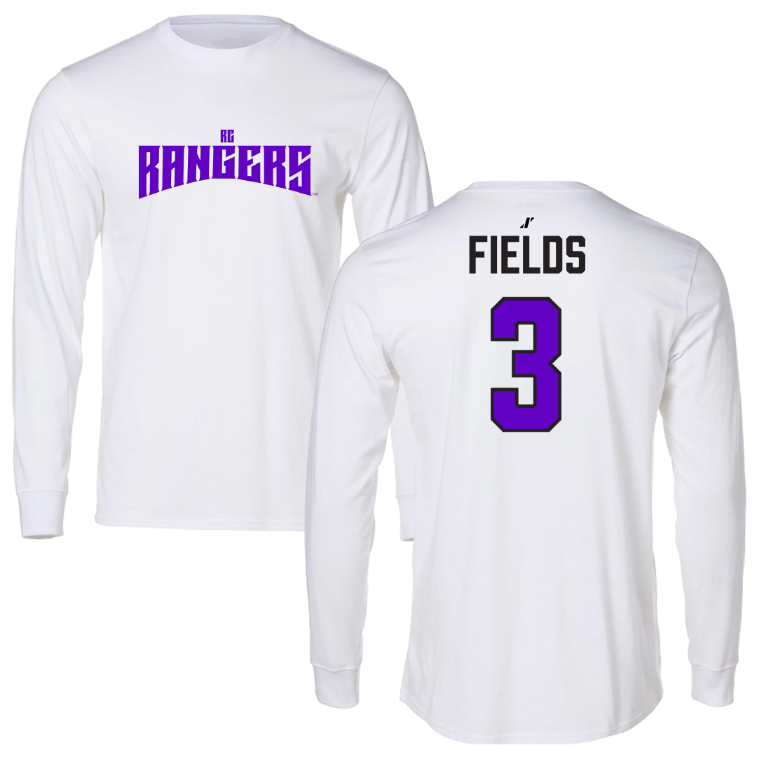 Ranger College Basketball (W) White Classic Long Sleeve - #3 Akyla Fields