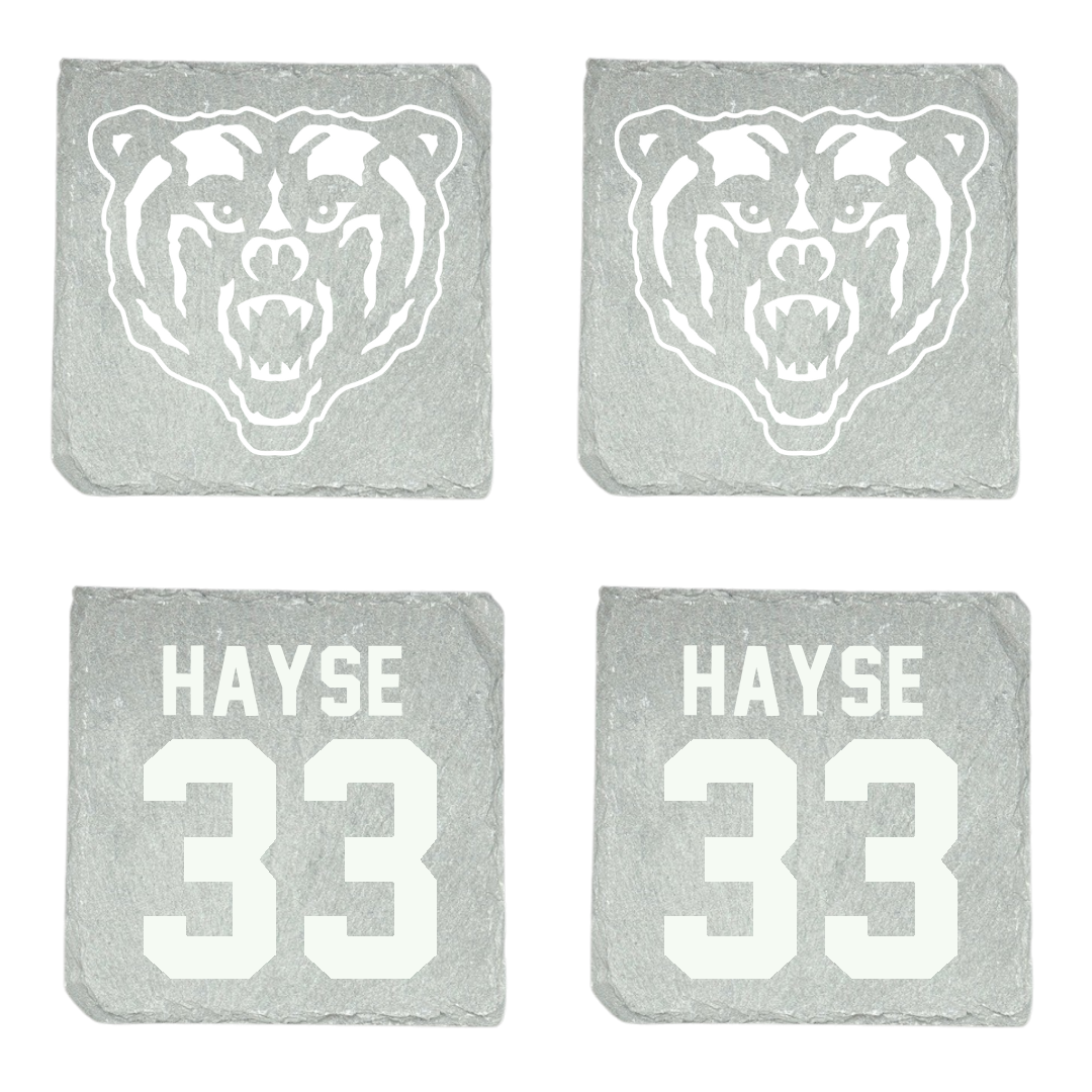 Mercer University Baseball Stone Coaster (4 Pack)  - #33 Aidan Hayse