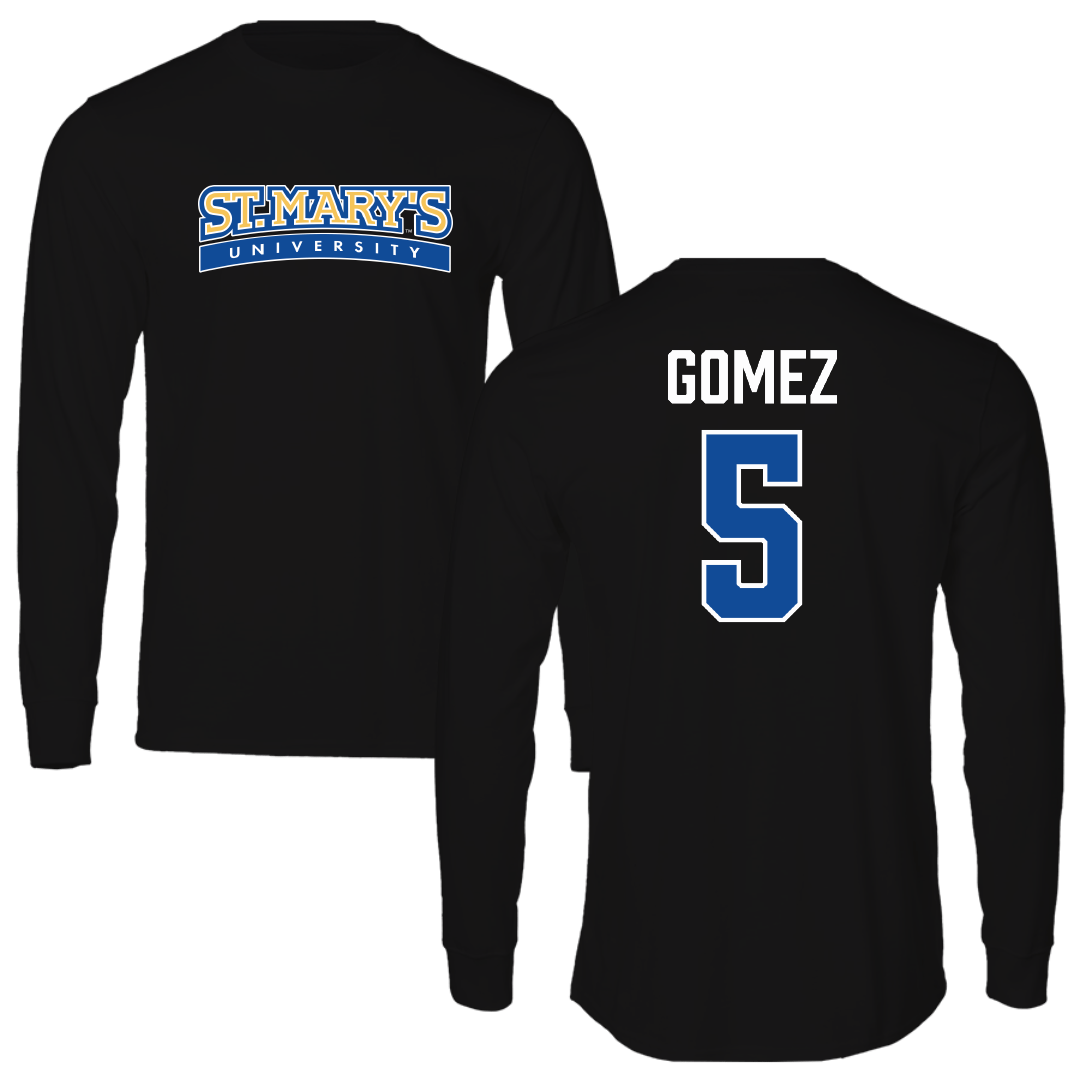St. Mary's University (Texas) Stunt Black Performance Long Sleeve - #5 Talisa Gomez