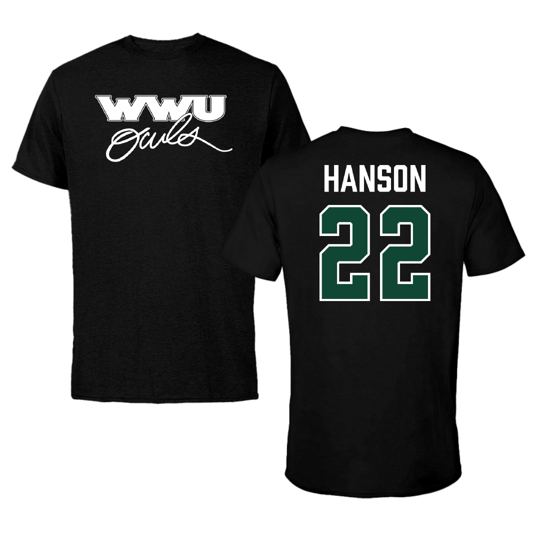 William Woods University Lacrosse (M) Black Performance Tee - #22 Chris Hanson