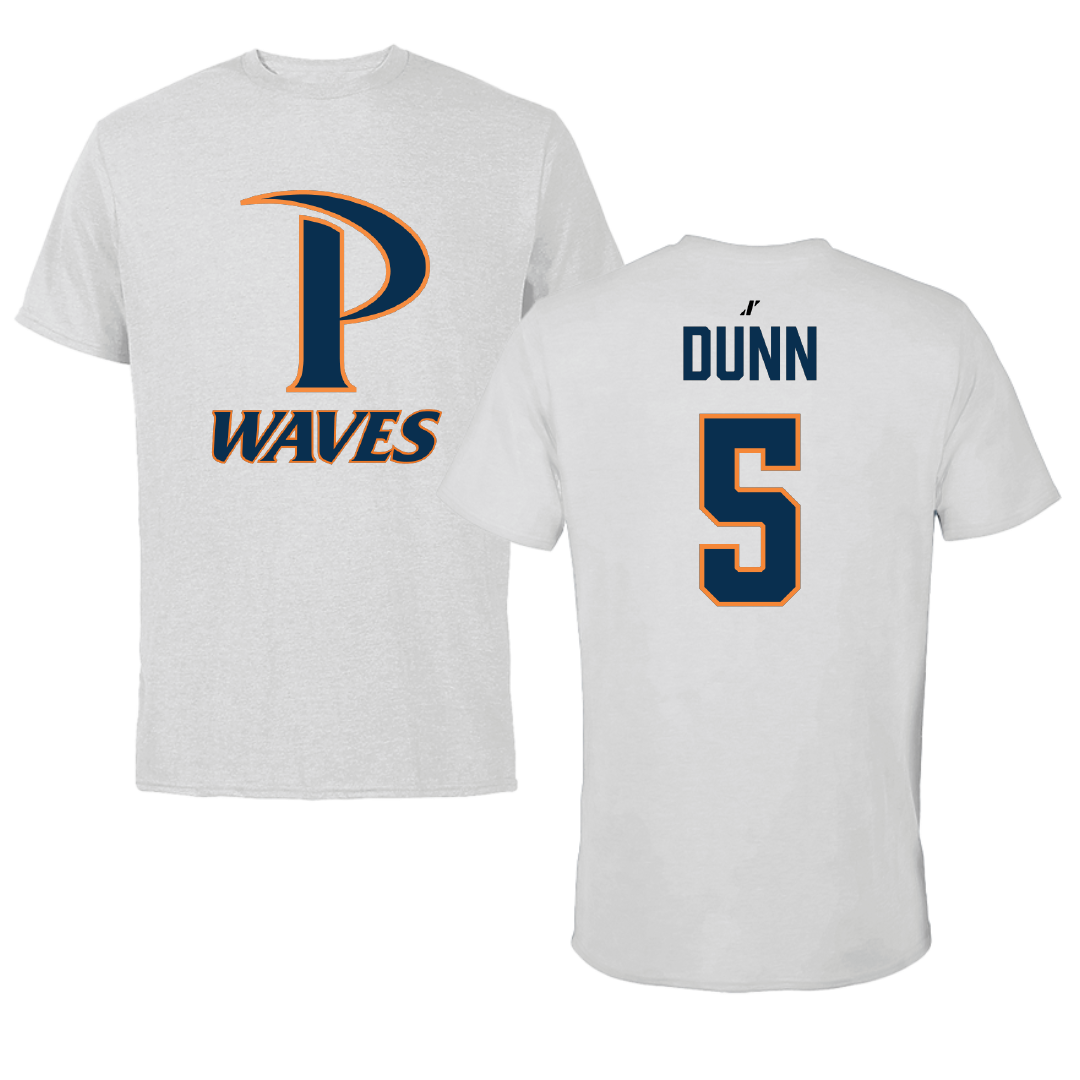 Pepperdine University Baseball Light Gray Tee - #5 Trey Dunn