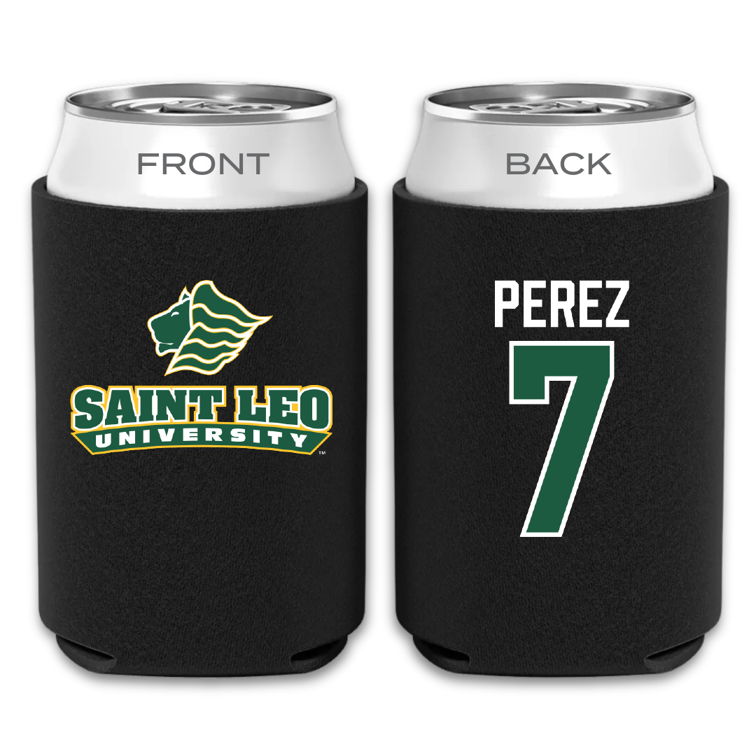 Saint Leo University Volleyball Black Can Cooler - #7 Paula Perez
