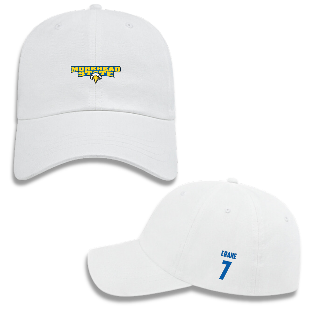 Morehead State University Football White Hat - #7 Drayson Crane
