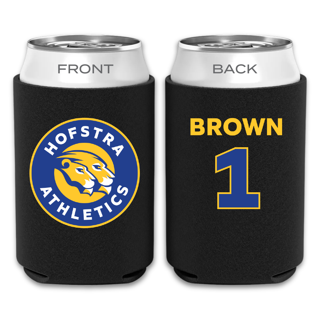 Hofstra University Baseball Black Can Cooler - #1 Michael Brown