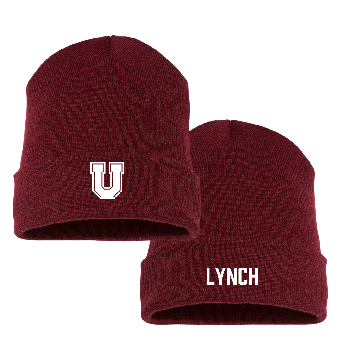 Union College Lacrosse (M) Maroon Beanie - #5 Nicholas Lynch