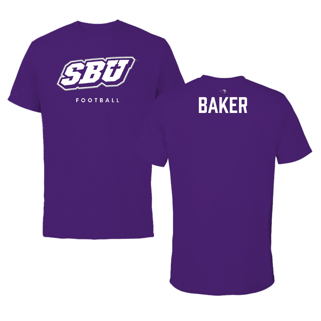 Southwest Baptist University Football Team Purple Performance Tee - Ben Baker