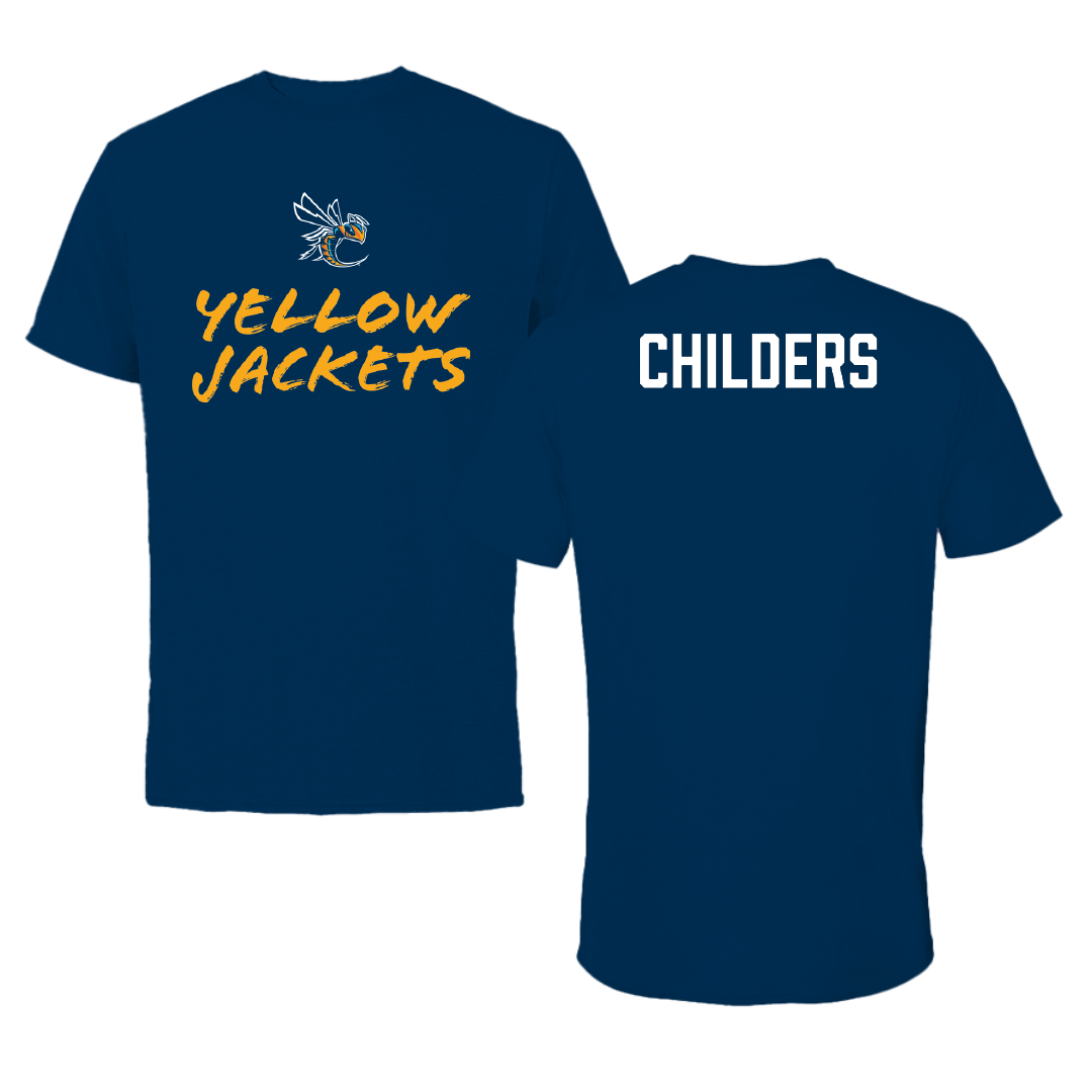 Cedarville University TF and XC Navy General Performance Tee - Luke Childers