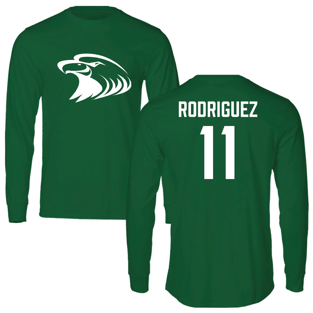 Central Methodist University Soccer Green Long Sleeve - #11 Pascalle Rodriguez