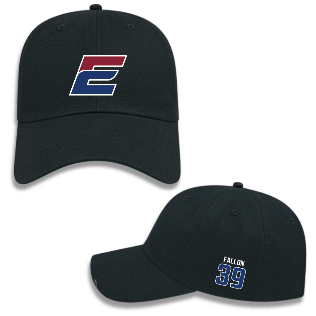 Eastern Connecticut State University Baseball Black Hat - #39 Sean Fallon