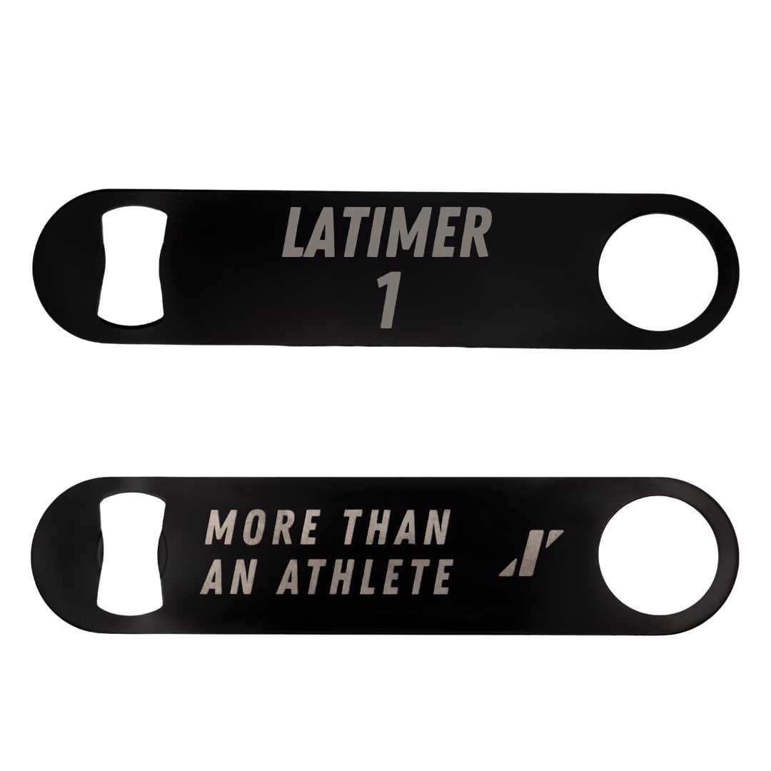 Jacksonville State University Football Black Bottle Opener - #1 Geimere Latimer