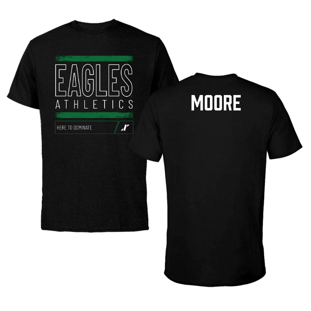 Eastern Michigan University Rowing Black Dominate Performance Tee - Kendall Moore