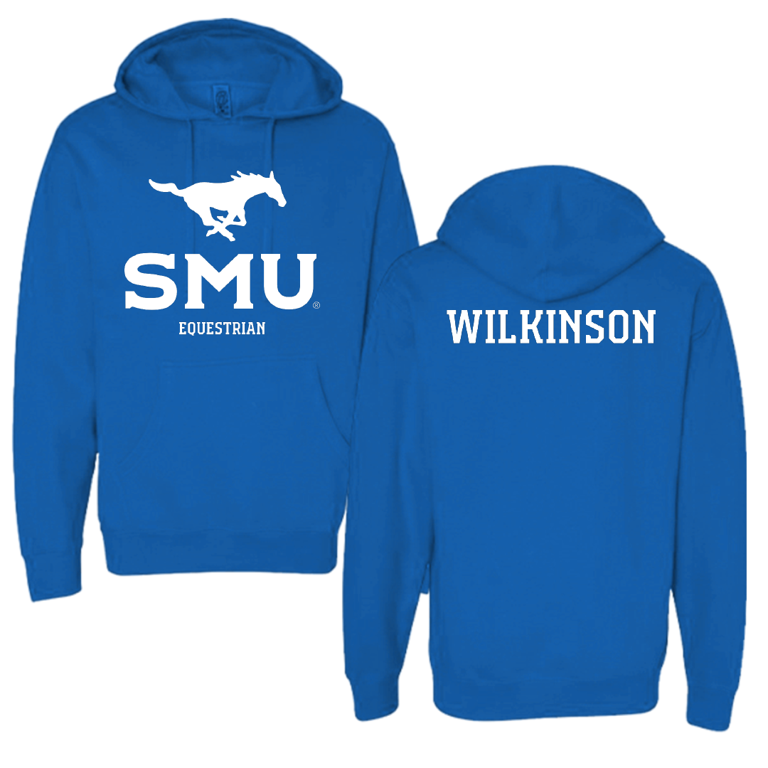 Southern Methodist University Equestrian Blue Hoodie - Sakari Wilkinson