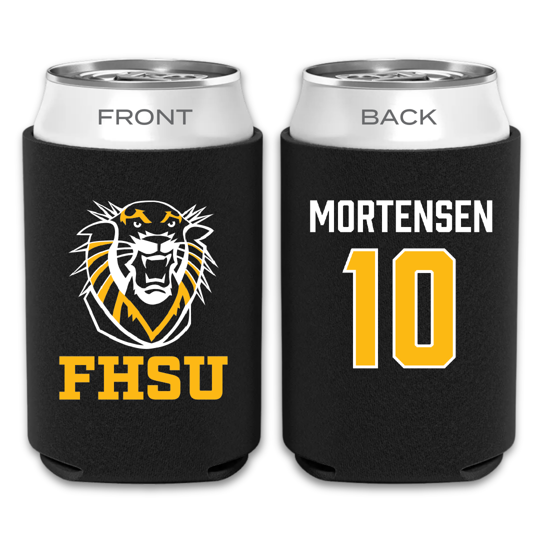Fort Hays State University Basketball (W) Black Can Cooler - #10 Olivia Mortensen