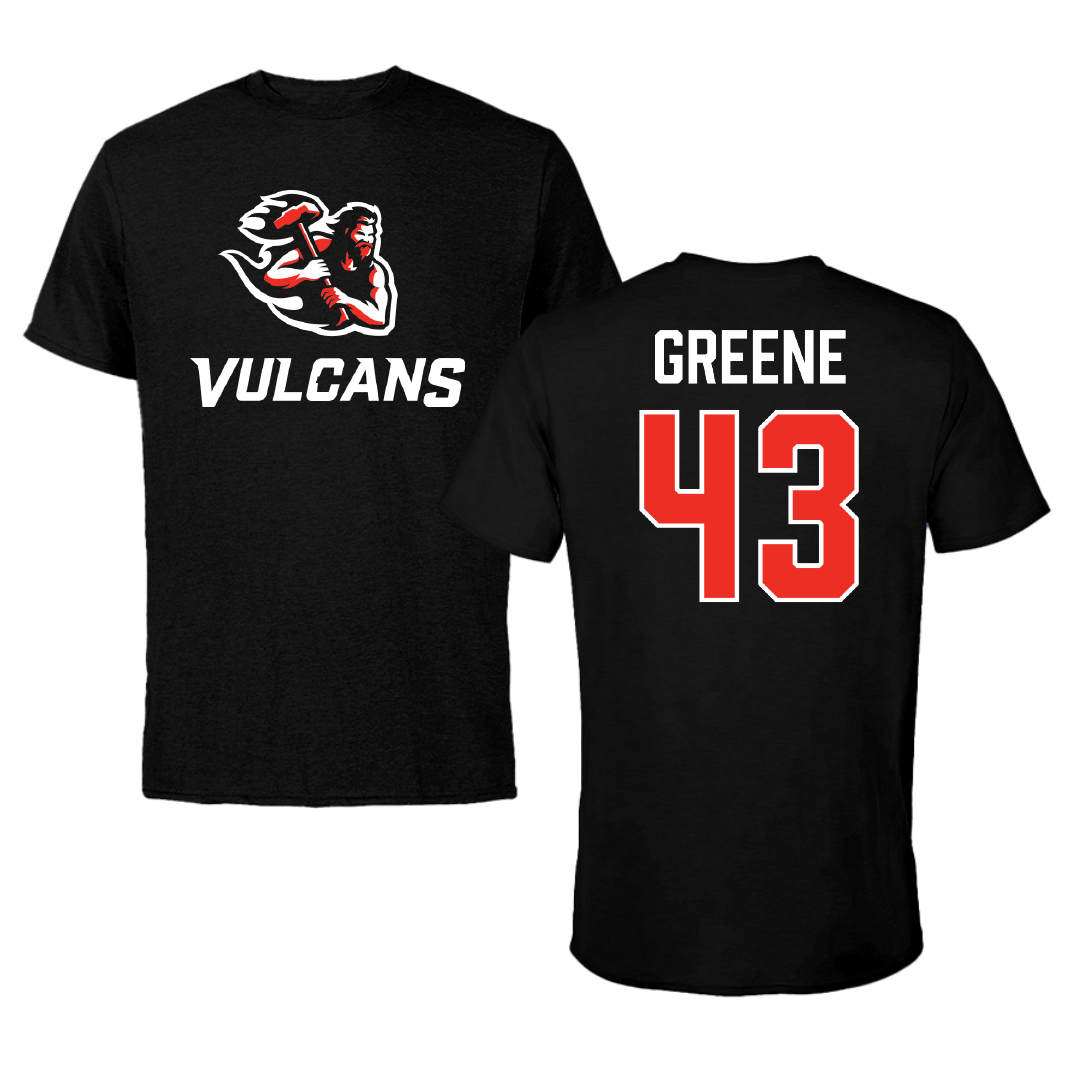 PennWest California Football Black Tee - #43 Tre Greene