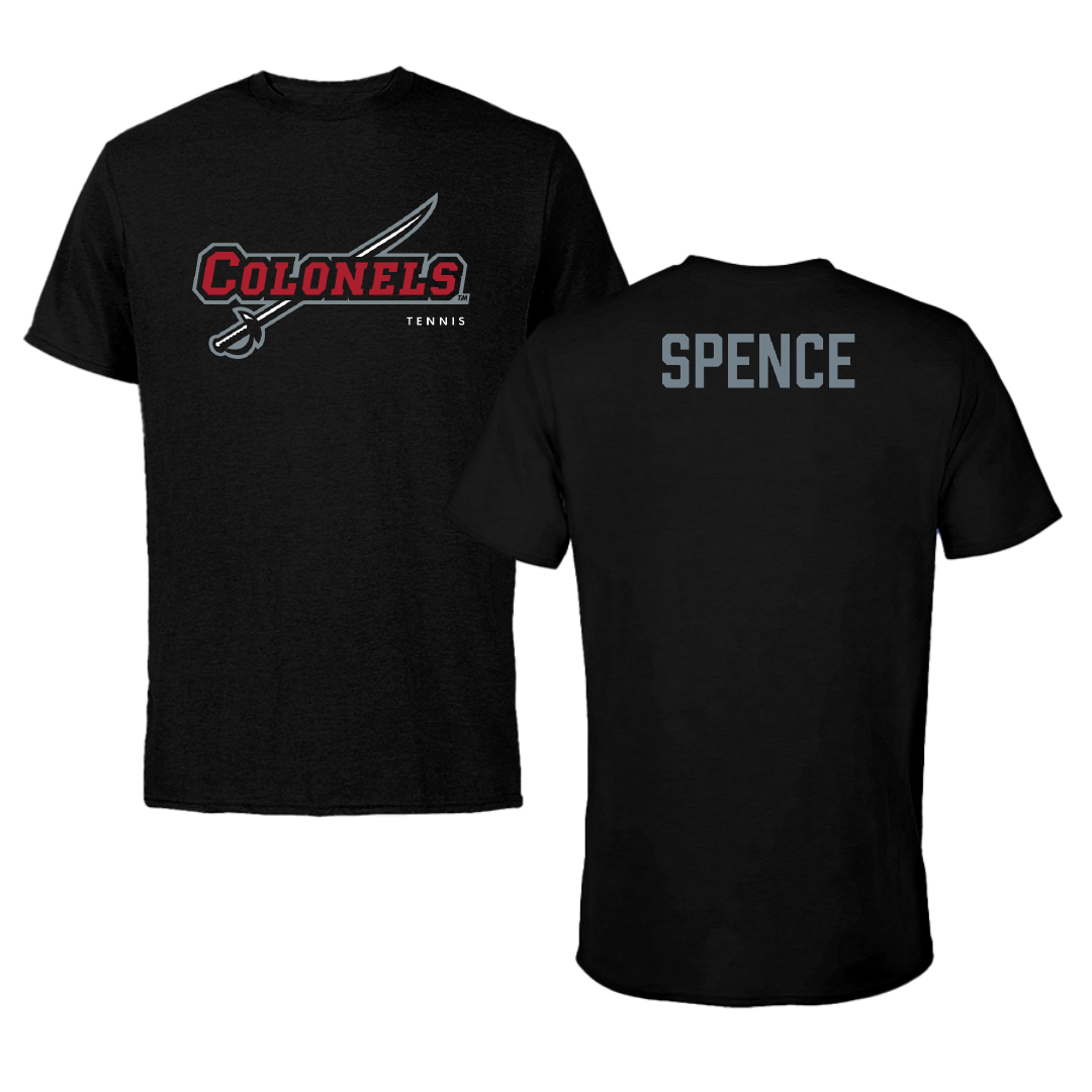 Nicholls State University Tennis (M) Black Tee - Mitchell Spence