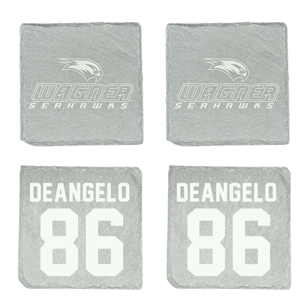 Wagner College Football Stone Coaster (4 Pack)  - #86 Dom DeAngelo