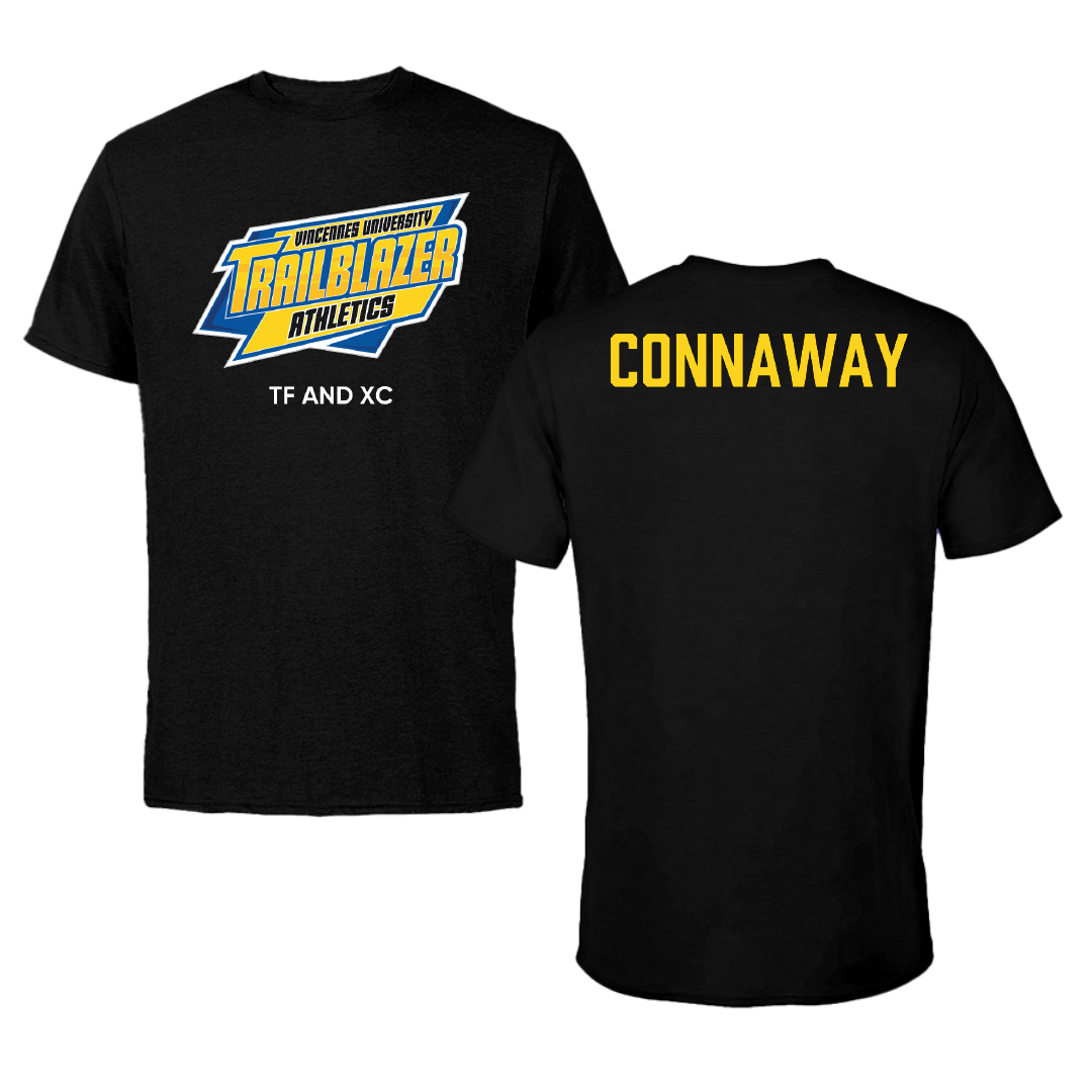 Vincennes University TF and XC Black Tee - Lane Connaway