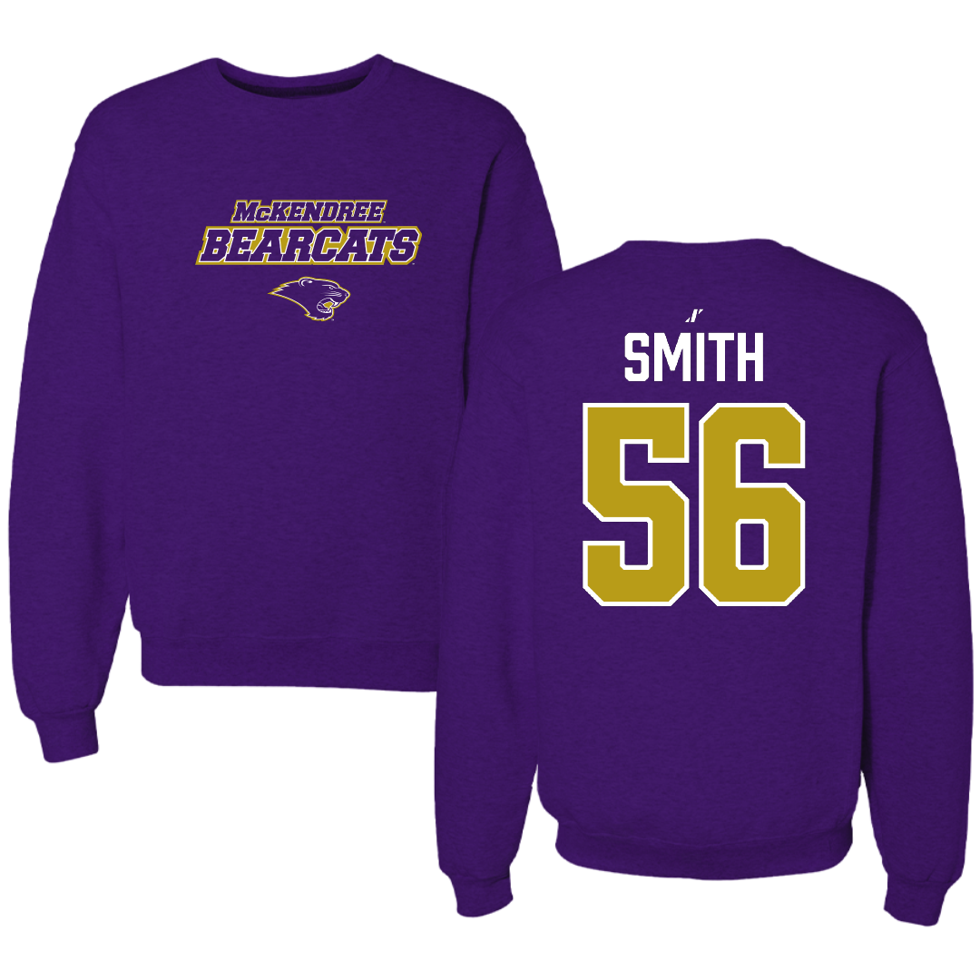 McKendree University Bowling Purple General Crewneck - #56 Jaycie Smith