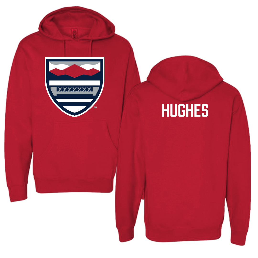 New England College Wrestling (M) Red Hoodie - Patrick Hughes
