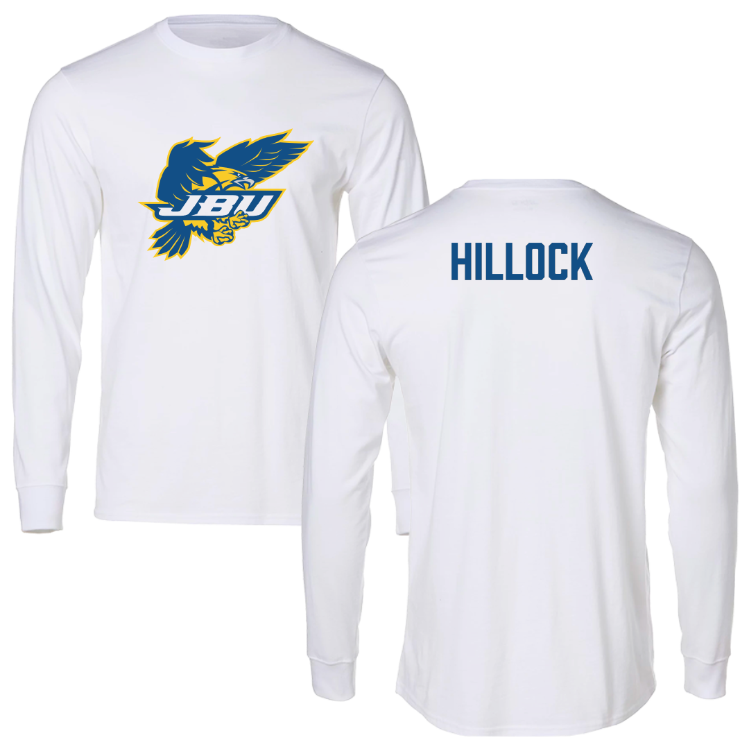 John Brown University Tennis (M) White Long Sleeve - Jonathan Hillock