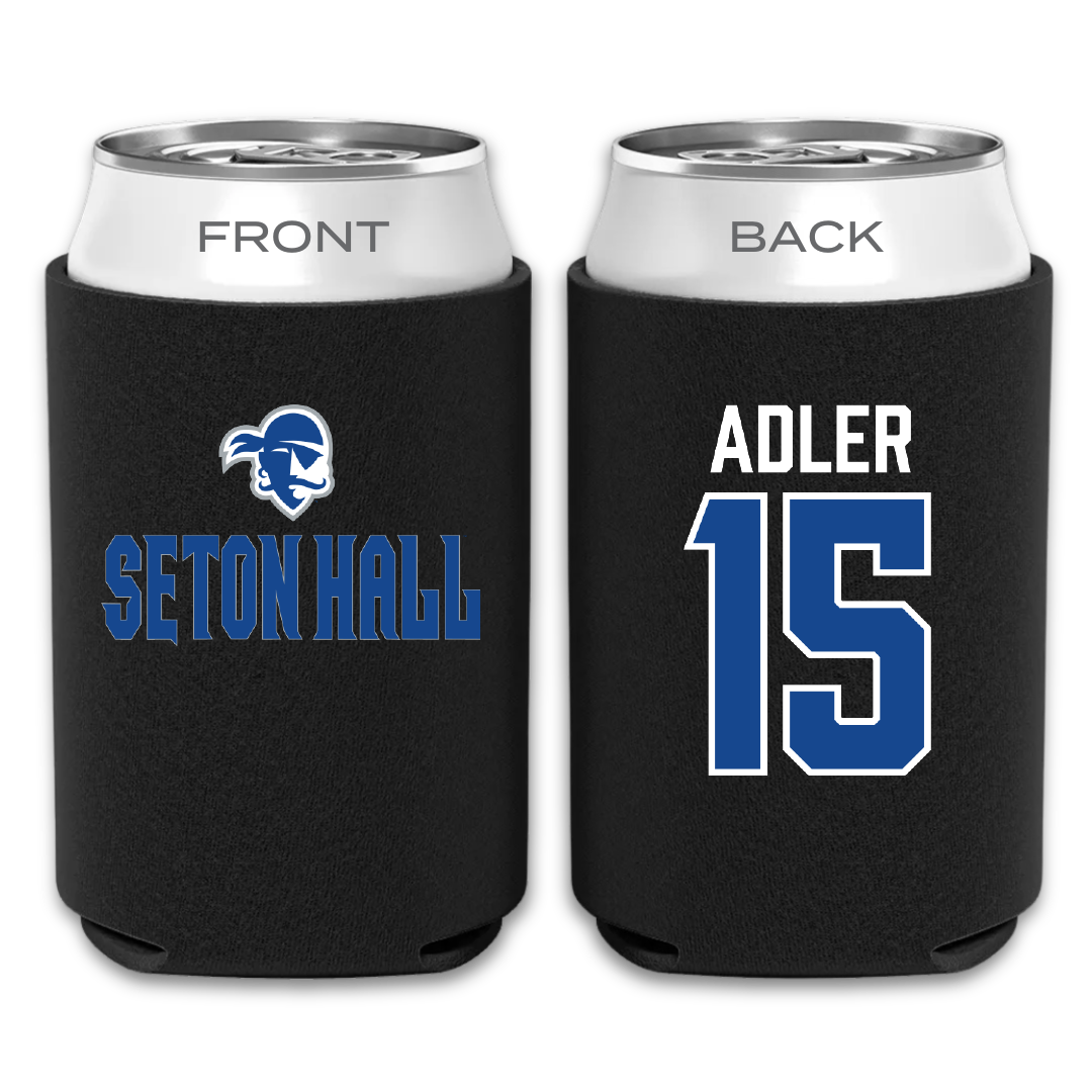 Seton Hall University Volleyball Black Can Cooler - #15 Gwen Adler