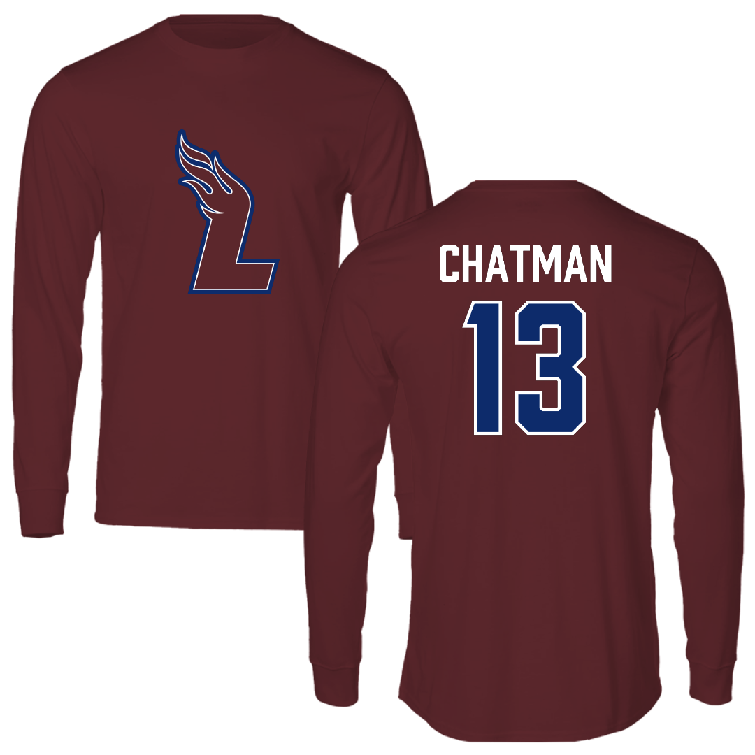 Lee University Basketball Maroon Long Sleeve - #13 Tylon Chatman