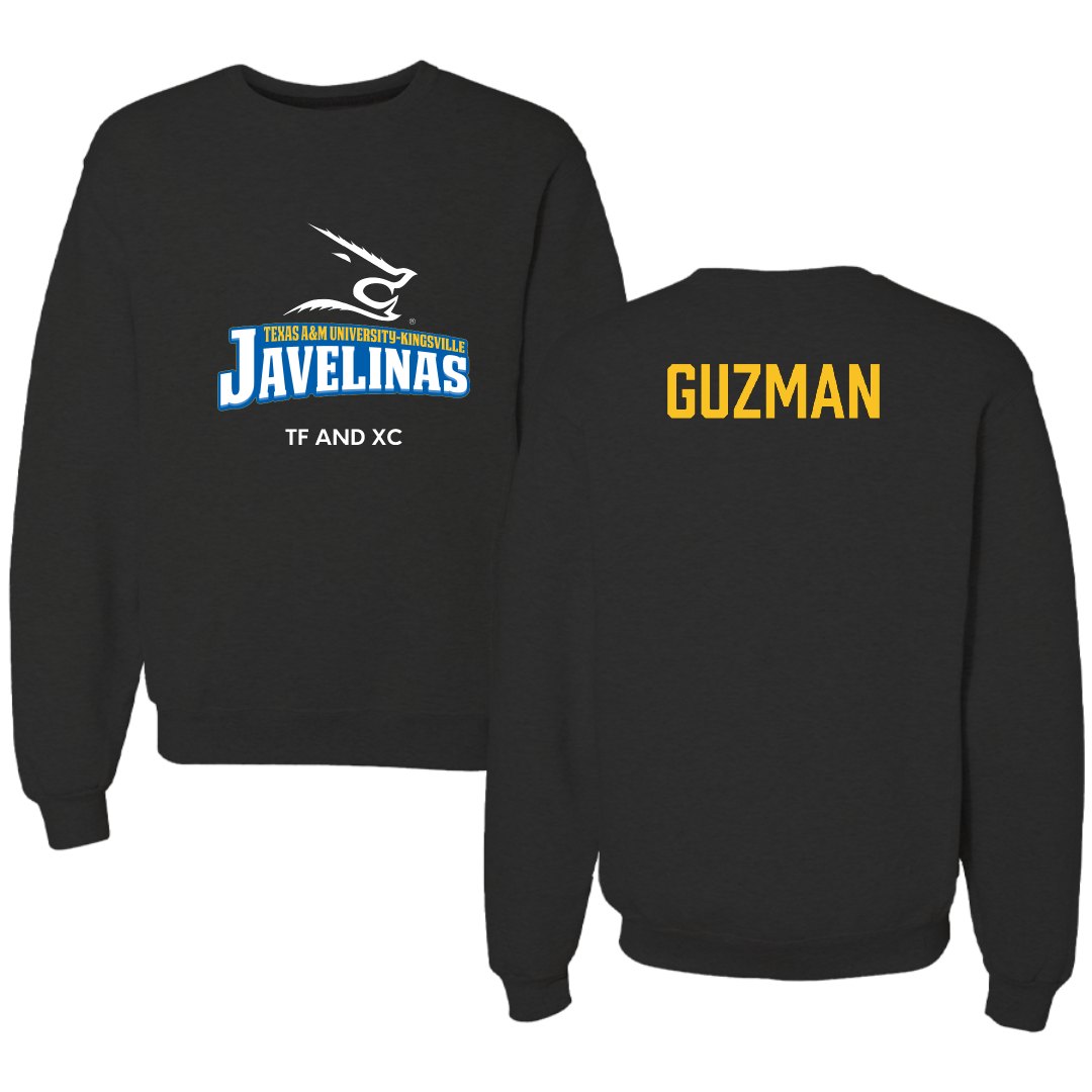 Texas A&M University-Kingsville TF and XC Black Crewneck - Bryssa Guzman