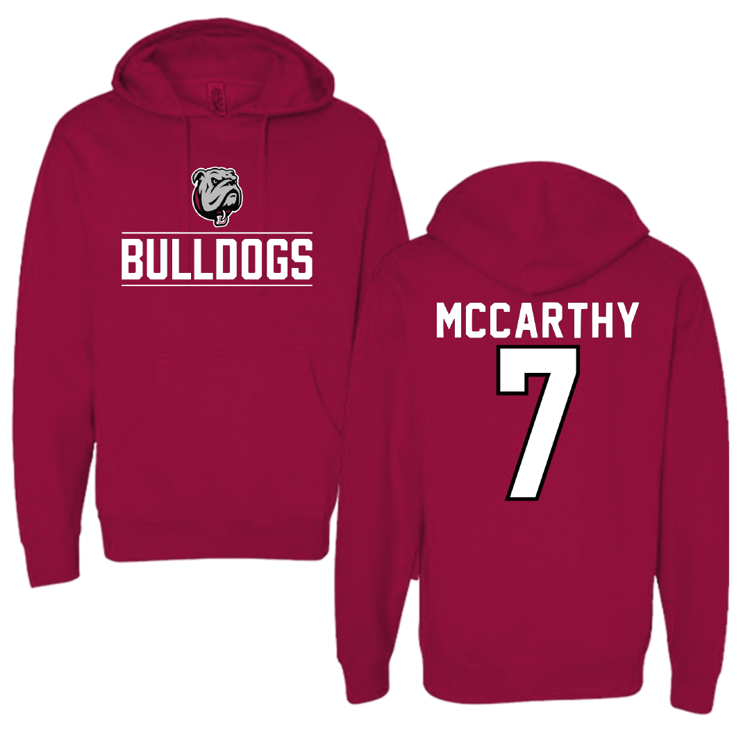 Dean College Lacrosse Cardinal General Hoodie - #7 Aidan McCarthy