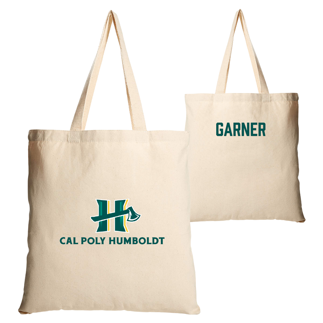 Cal Poly Humboldt Wrestling Tan Canvas Tote Bag - Abdurrahman Garner