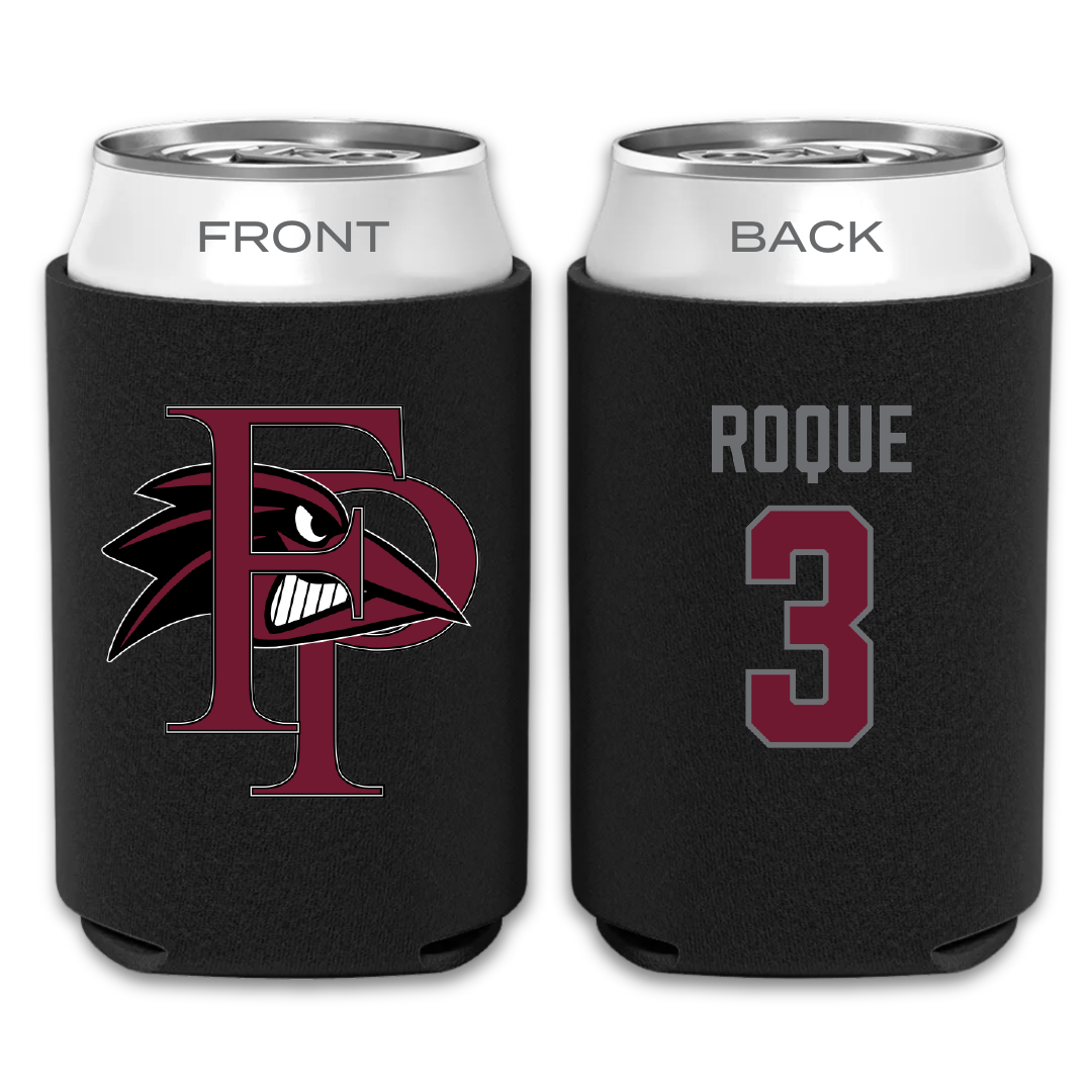 Franklin Pierce University Baseball Black Can Cooler - #3 Jacob Roque