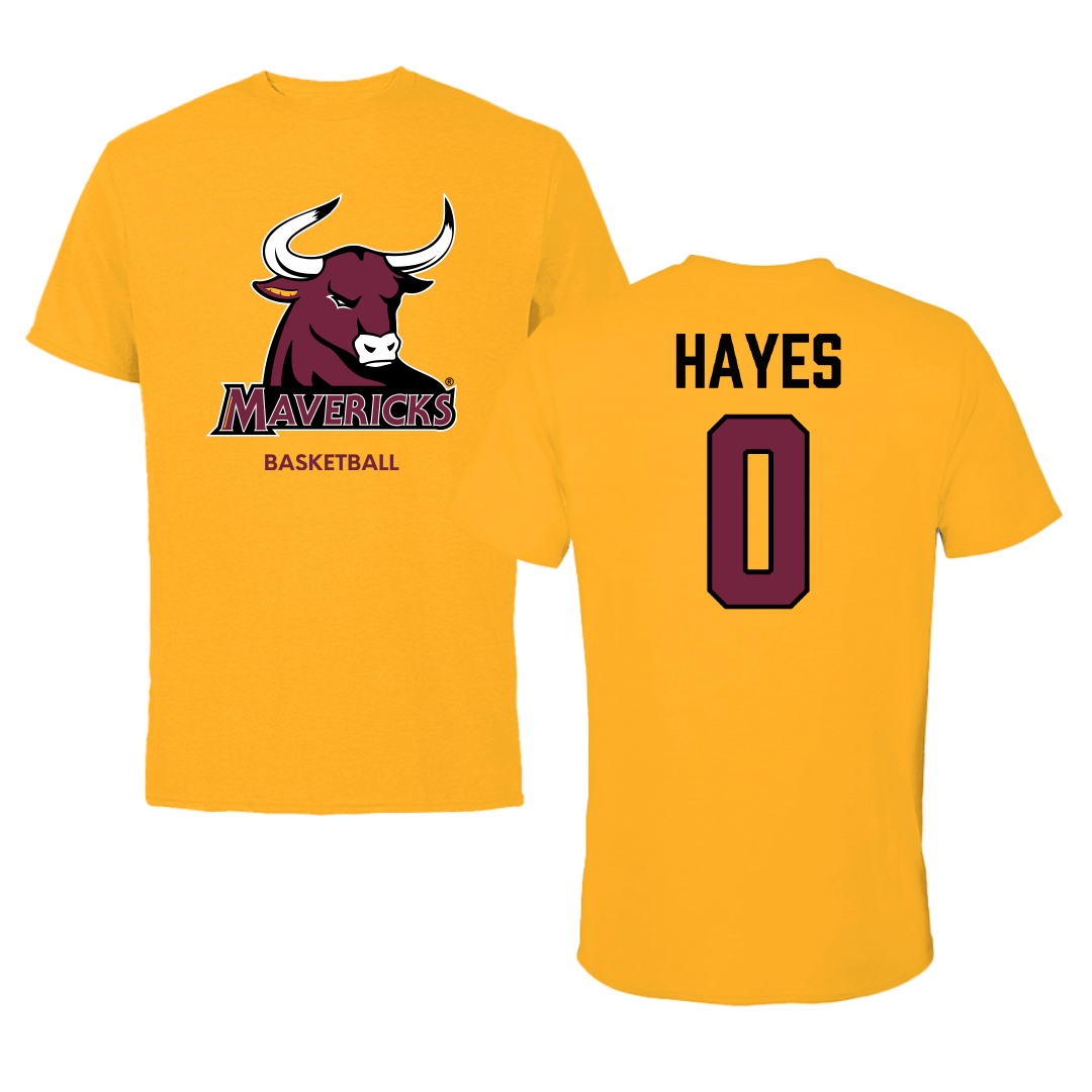 Colorado Mesa University Basketball (W) Gold Performance Tee - #0 Riley Hayes