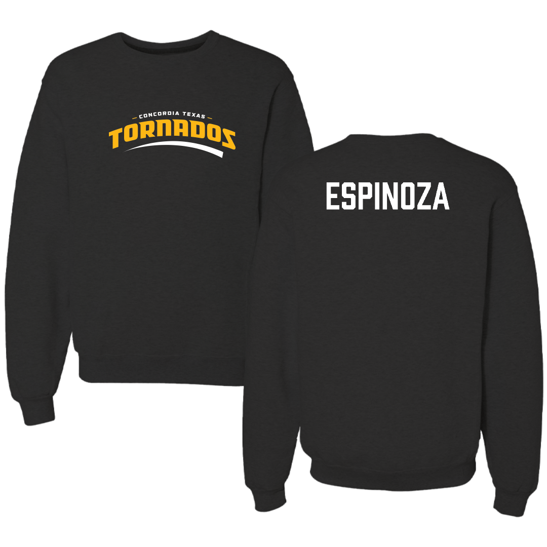 Concordia University (Texas) TF and XC Black Crewneck - Emily Espinoza