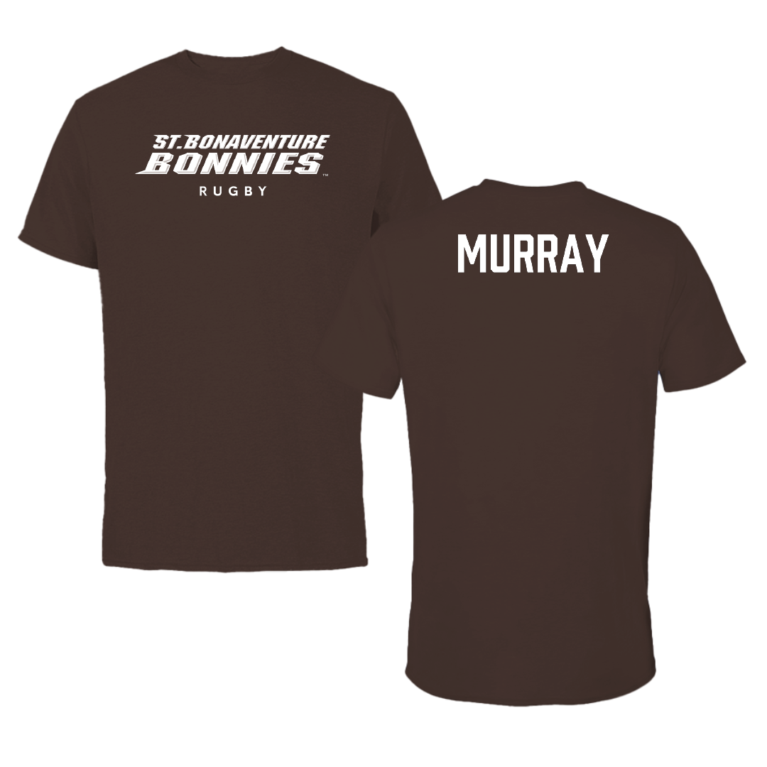 St. Bonaventure University Rugby (M) Brown Tee - Kane Murray