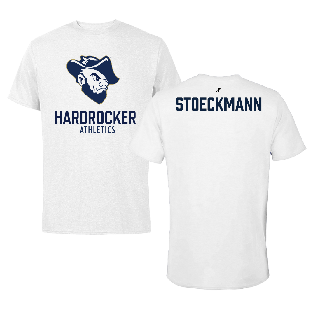 South Dakota Mines TF and XC White Tee - Alexander Stoeckmann