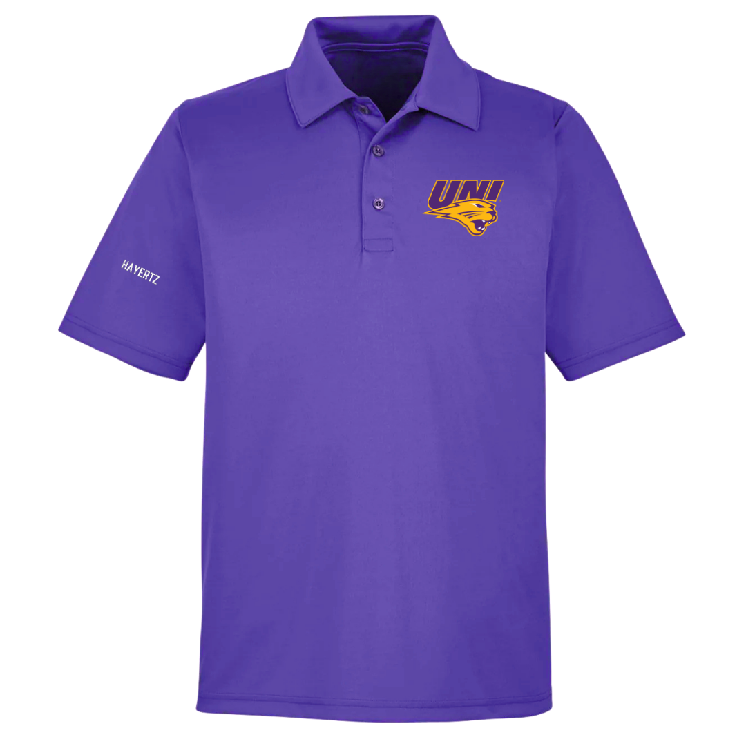 University of Northern Iowa Cheer Purple Polo - Erin Hayertz