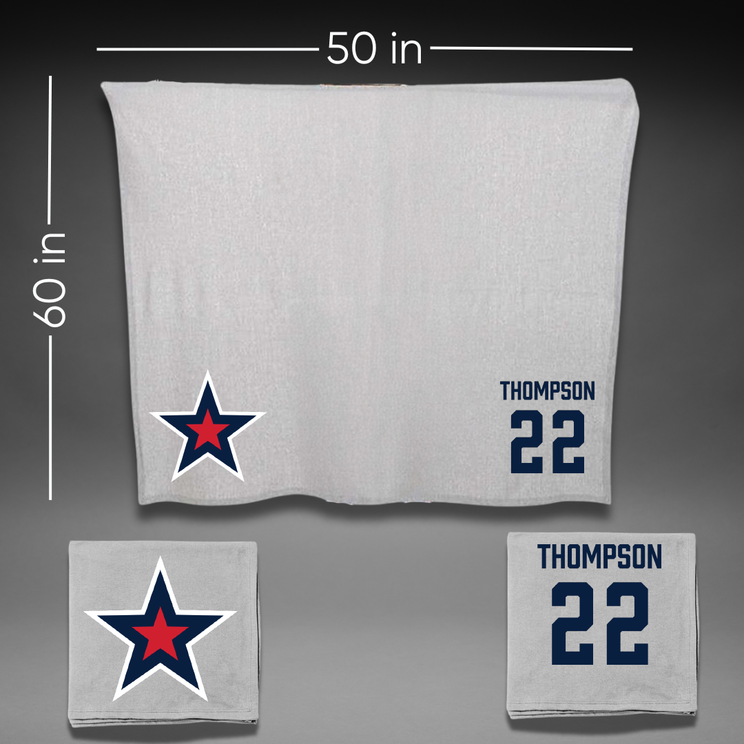 Robert Morris University Soccer (M) Gray Blanket - #22 Victor Thompson