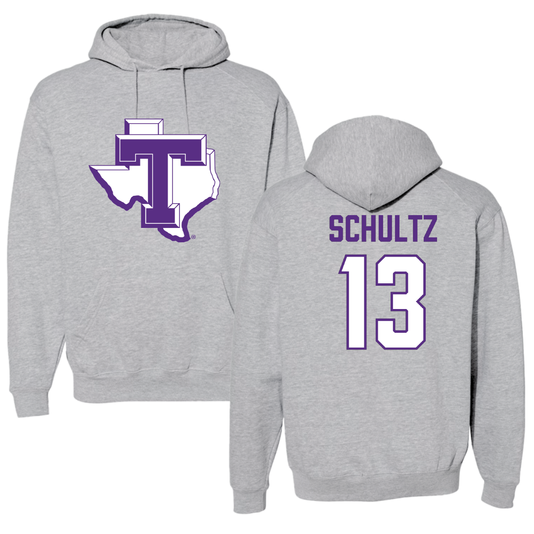 Tarleton State University Softball Sport Gray Hoodie - #13 Shelby Schultz