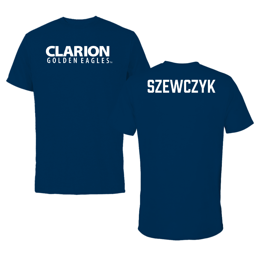 PennWest Clarion Wrestling Navy Tee - Ky Szewczyk