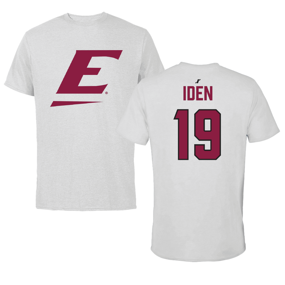 Eastern Kentucky University Baseball Light Gray Performance Tee - #19 Nathaniel Iden