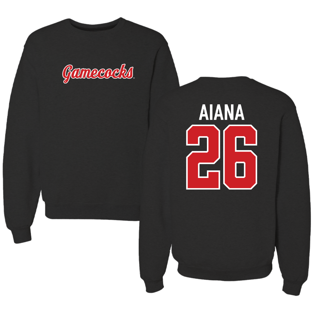 Jacksonville State University Volleyball Black Crewneck - #26 Hana Aiana