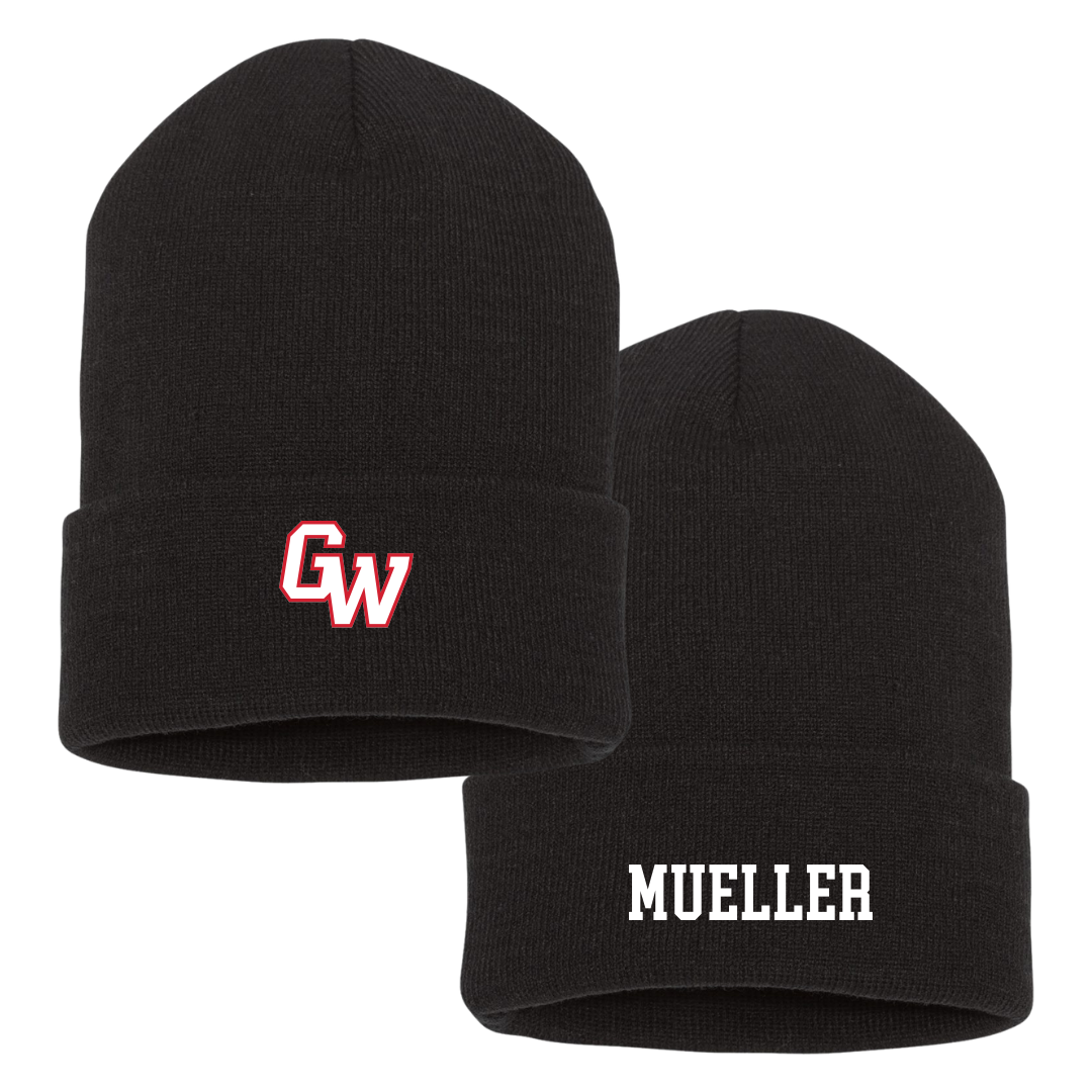 Gardner-Webb University Wrestling (M) Black Beanie - Logan Mueller