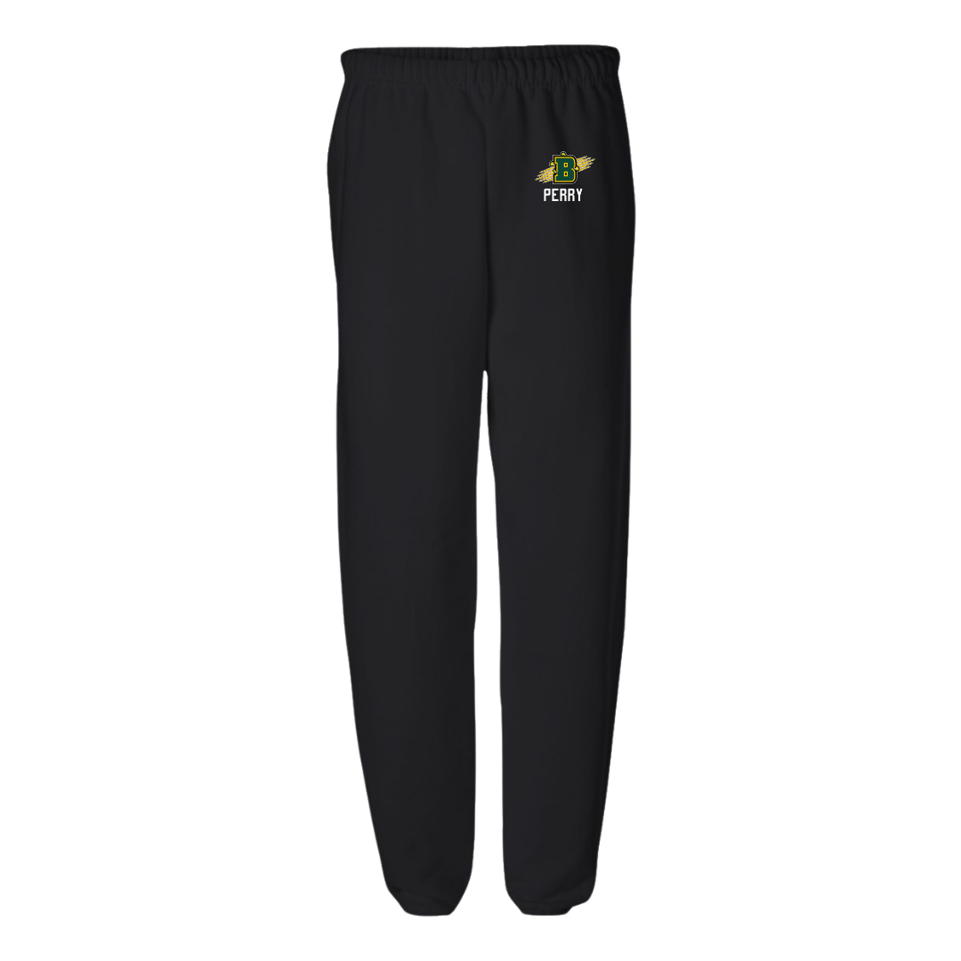 SUNY Brockport Swimming & Diving Black Sweatpants - Teegan Perry