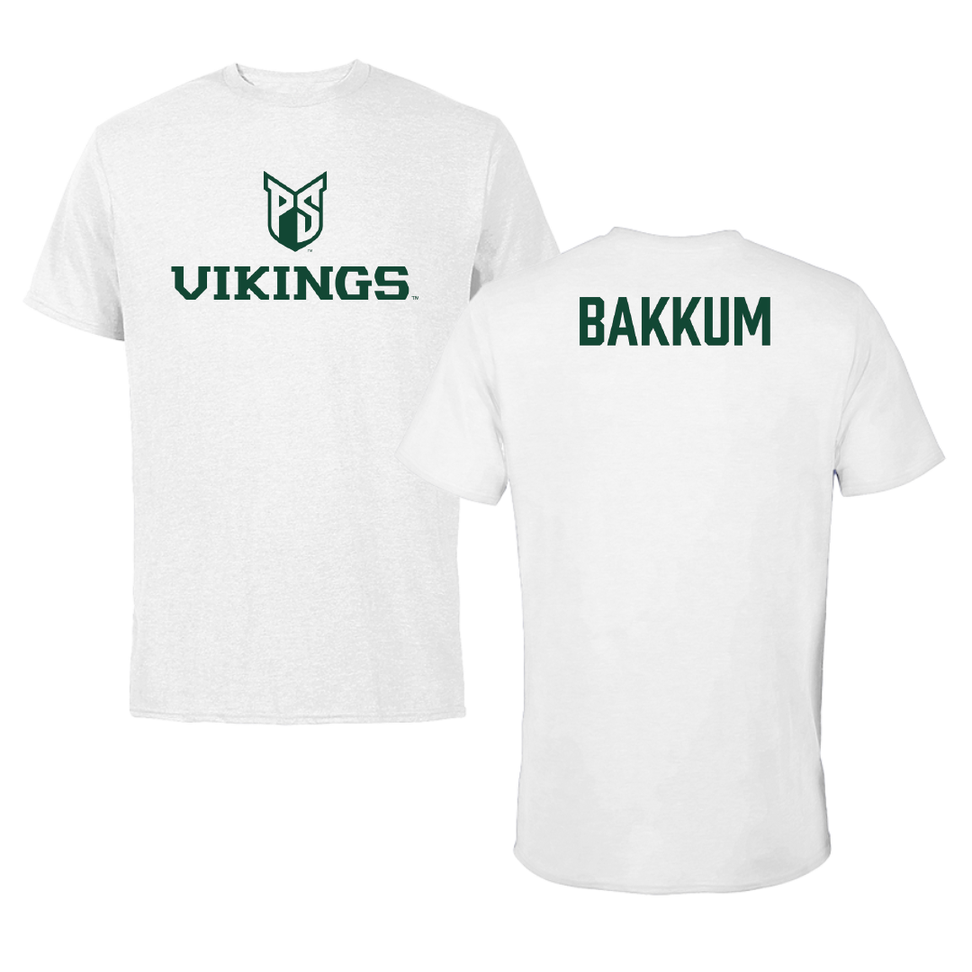 Portland State University TF and XC White Tee - Phoenix Bakkum